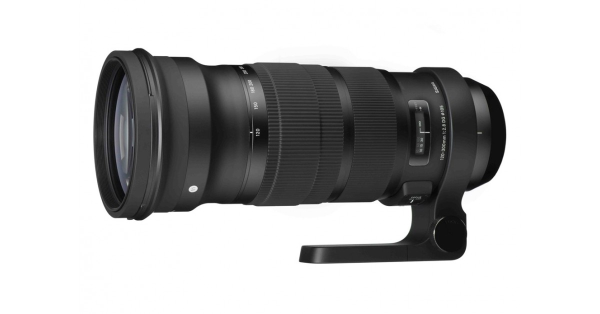 Objetiva Zoom Sigma DG 120300mm f/2.8 OS HSM Sports (para Canon EF