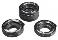 Kit de Tubos Extensores de Aproximação Kenko 12mm + 20mm + 36mm (para Nikon F)