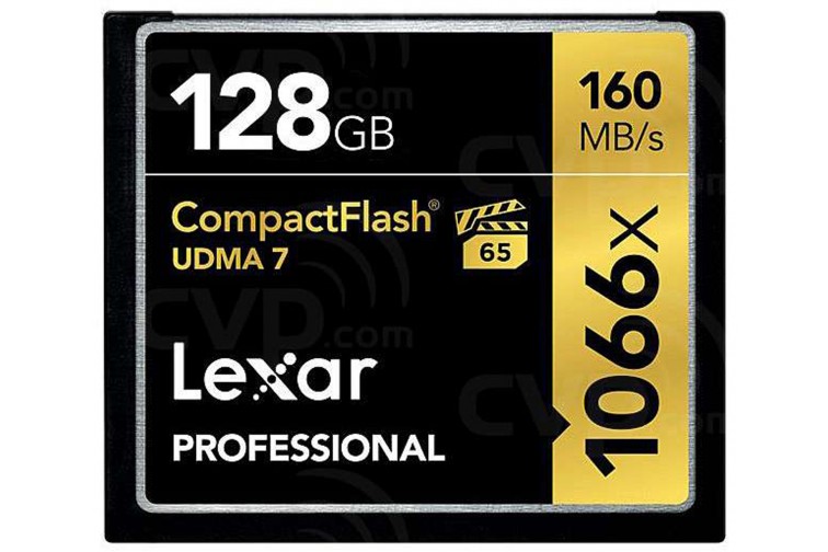 Cartão de Memória CF Lexar 128GB 160 MB/s